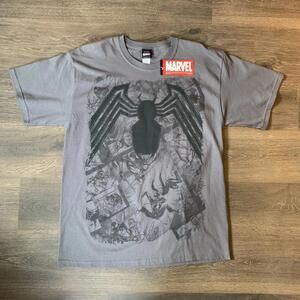 Spiderman NWT gray Black Tshirt‎ Mad Engine Tshirt Large